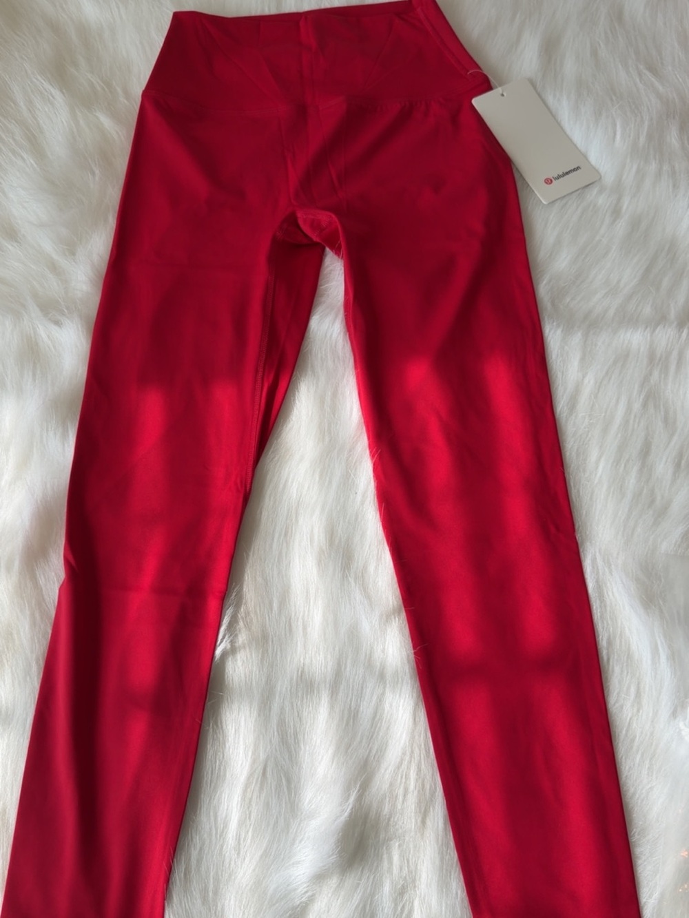 lululemon athletica Bright Red High-Waist Leggings